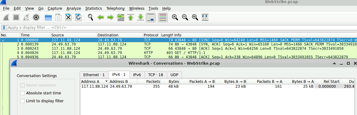 Network Scanning Results